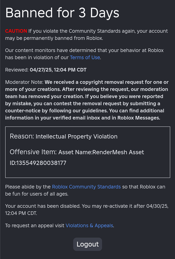 DMCA System Accepting False Claims Catalog Asset Bugs Developer 2 692x1024 