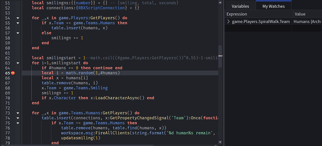 Changes to a Player reset after block ends - Scripting Support ...