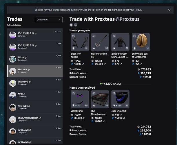 Users not receiving items in trade - Catalog Asset Bugs