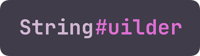 StringBuilder Banner