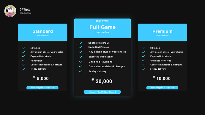 Price Showcase UI