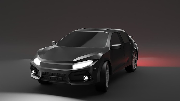 Honda Civic Lookalike Render