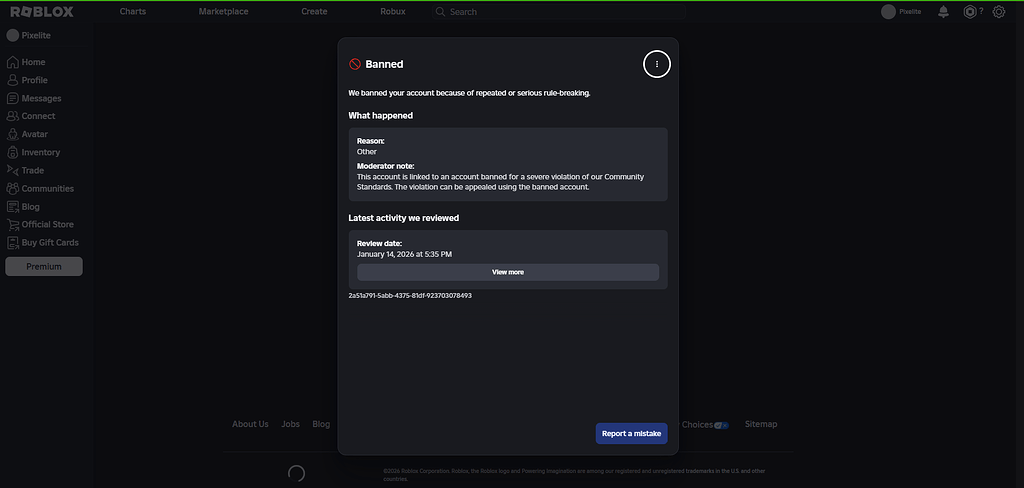 Falsely AI Moderated POSSIBLE MODERATION EXPLOIT Platform Usage 2 1024x488 