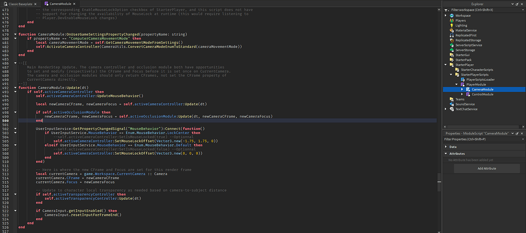Require help creating a working camera offset - Scripting Support ...