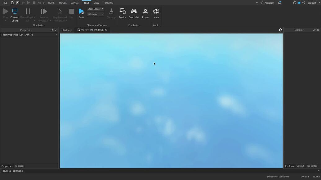 Water has low render distance in studio - Engine Bugs - Developer Forum ...