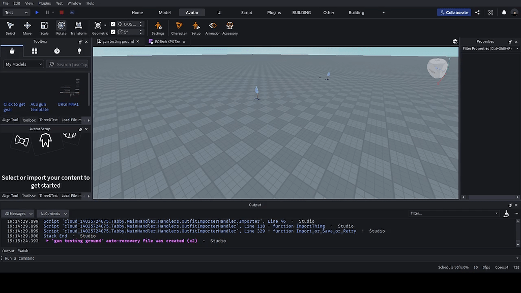 Character inserter bug - Platform Usage Support - Developer Forum | Roblox