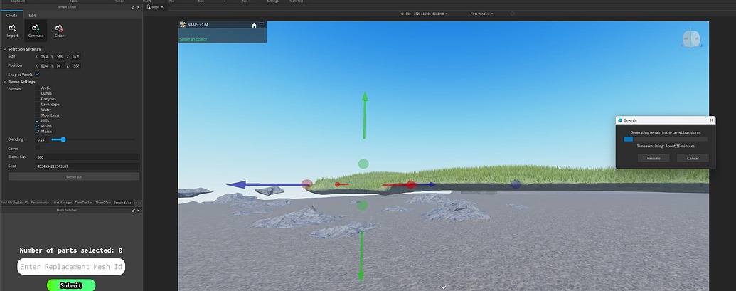 Terrain generation creating floating grass - Studio Bugs - Developer ...