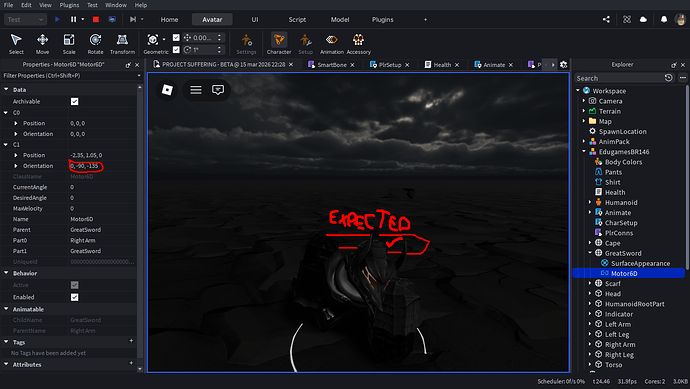 C1 Refuses to change Orientation - Scripting Support - Developer Forum ...
