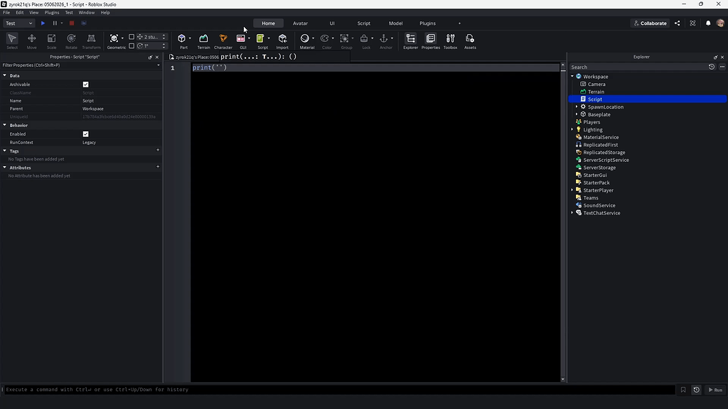 I close a script and close the place - Studio Bugs - Developer Forum ...
