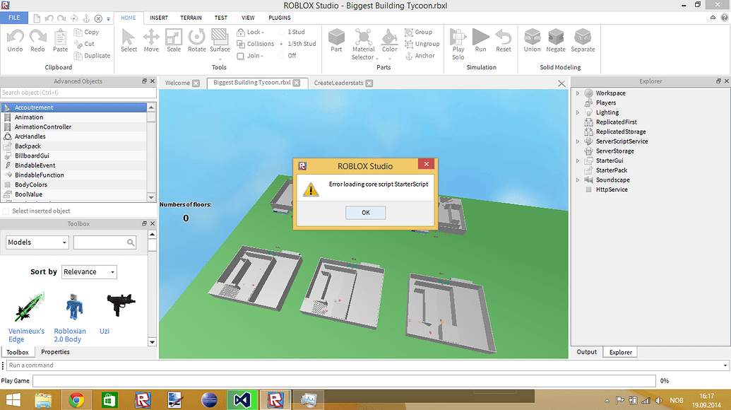 Error loading core script StarterScript - Studio Bugs - Developer Forum ...