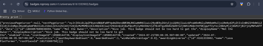 Award all in-game badges via API - Scripting Support - Developer Forum ...