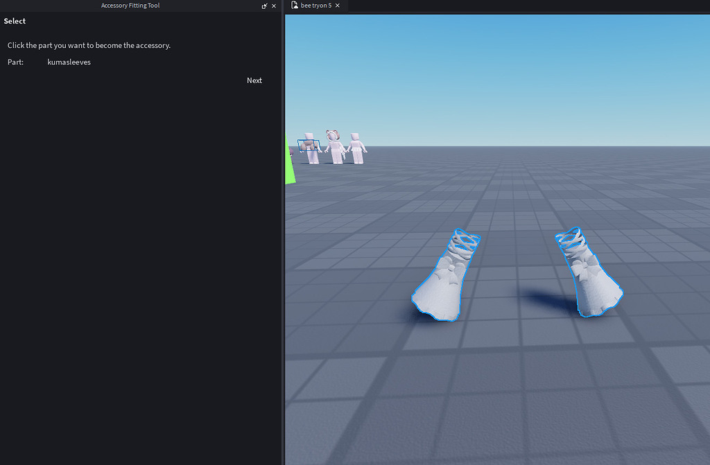 Accessory Fitting Tool Not Working - Platform Usage Support - Developer ...