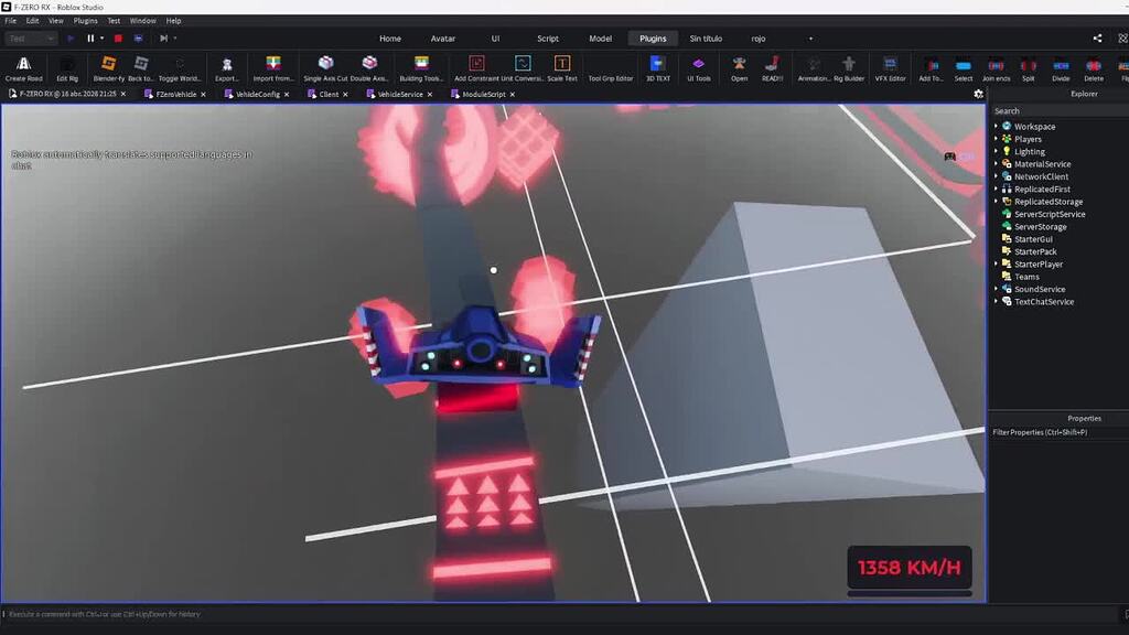 Arduino Roblox F-ZERO GX style game - Scripting Support - Developer Forum | Roblox
