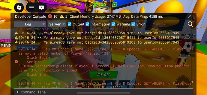 Insane Exploiter? - Scripting Support - Developer Forum | Roblox