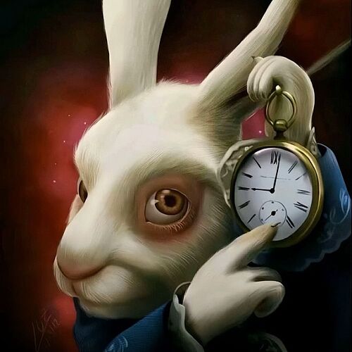 white-rabbit-pointing-at-a-clock