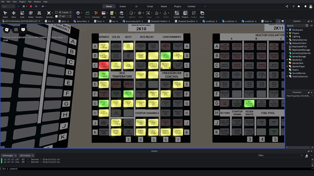 Problems with alarm panel - Scripting Support - Developer Forum | Roblox