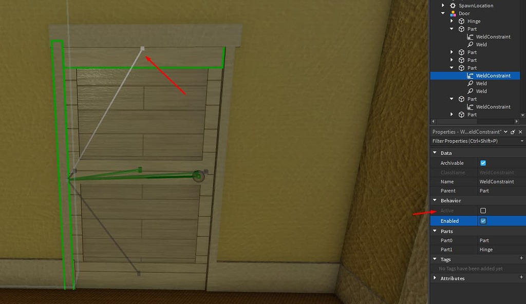 Welds deactivating themselves out of nowhere Game Design Support