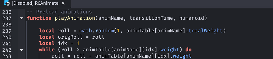 Default R6 Animate Script Missing Animation Preload - Engine Bugs ...