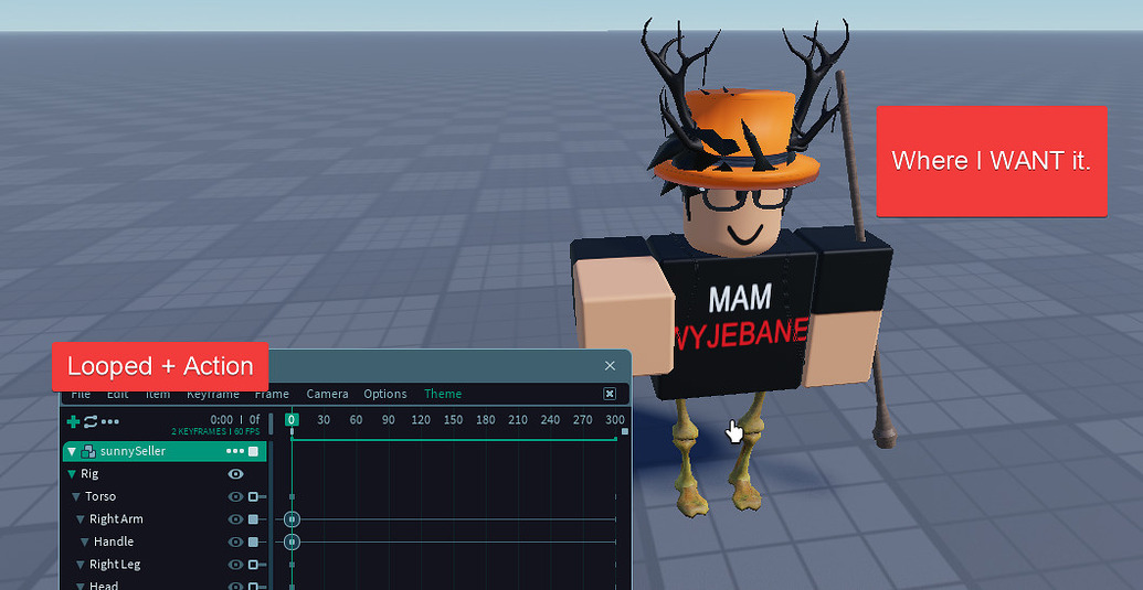 Tool animation not properly placed - Art Design Support - Developer ...