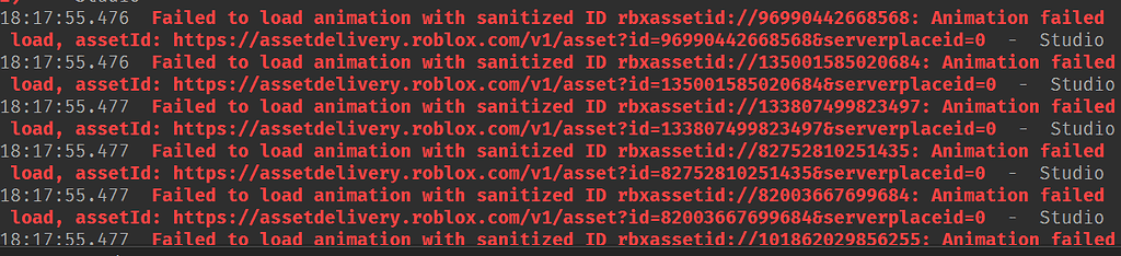 Failed to load animation with sanitized ID? - Engine Bugs - Developer ...