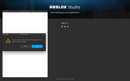Studio is stuck during login on Mac - Platform Usage Support ...