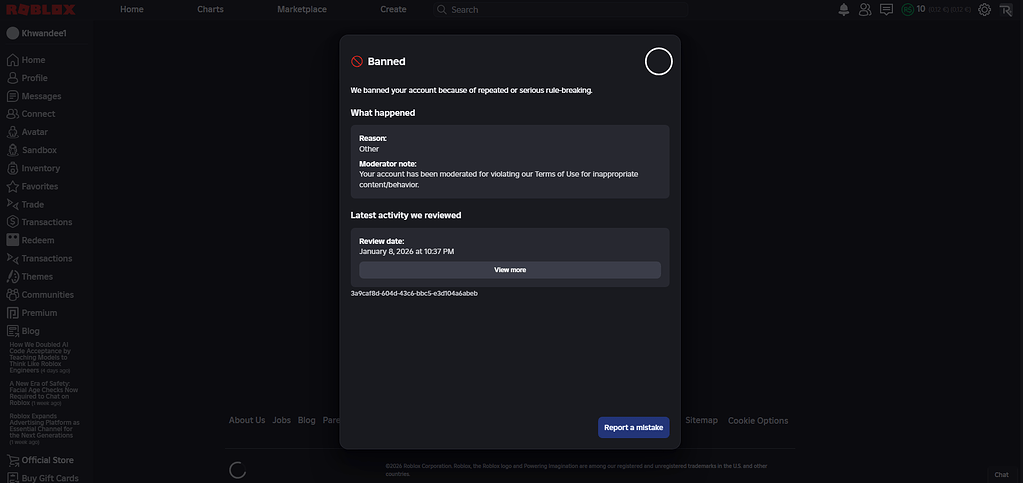 AI falsely terminating my account - Platform Usage Support - Developer ...