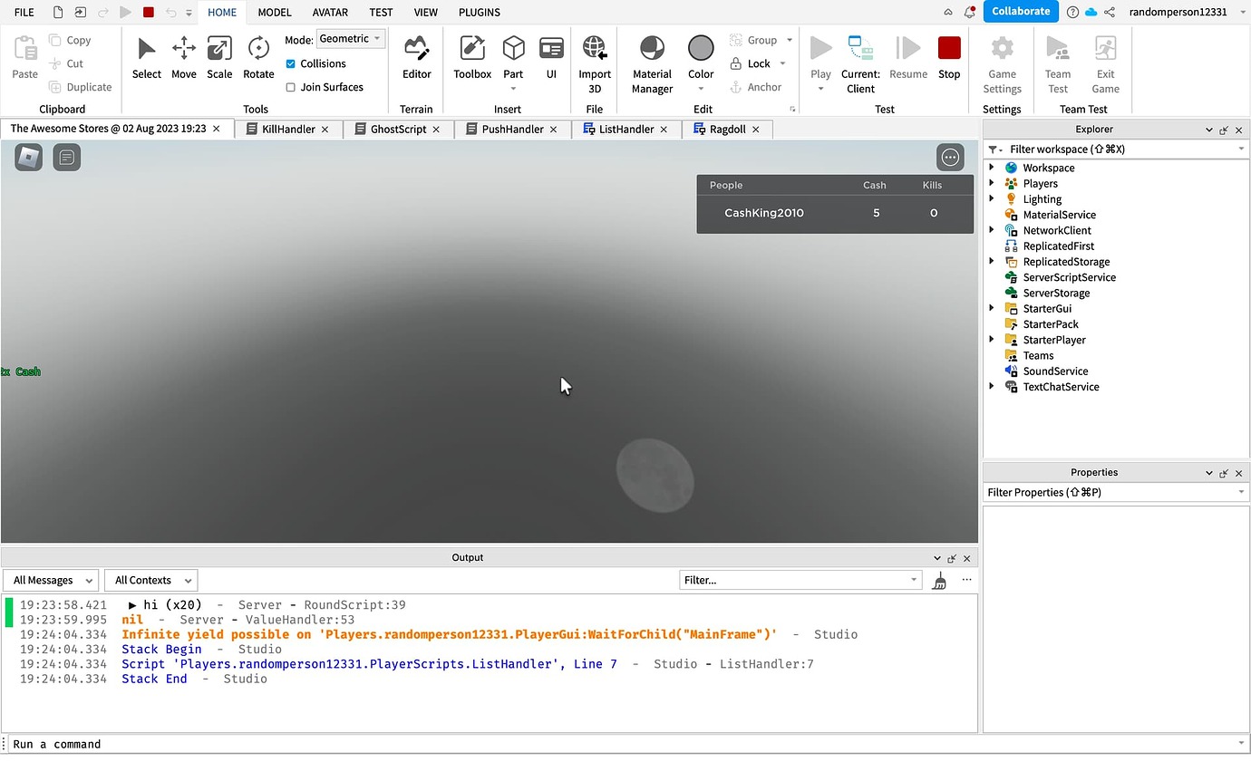 Roblox Studio Broke Randomly - Platform Usage Support - Developer Forum ...