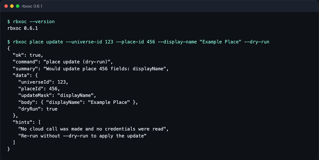 Api 941 Rbxoc | A CLI for the Roblox Open Cloud API - Community Resources ...
