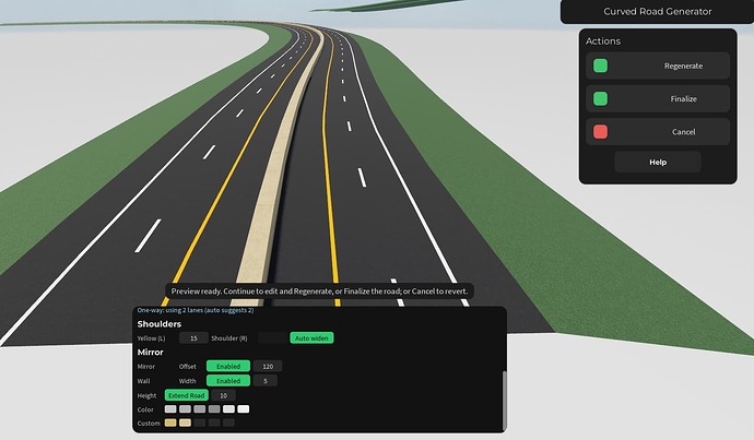 A 4-lane divded highway. California highways anyone?