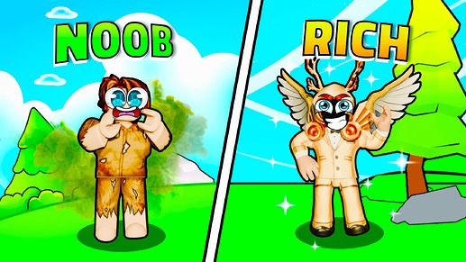 Noob vs Rich Thumbnail
