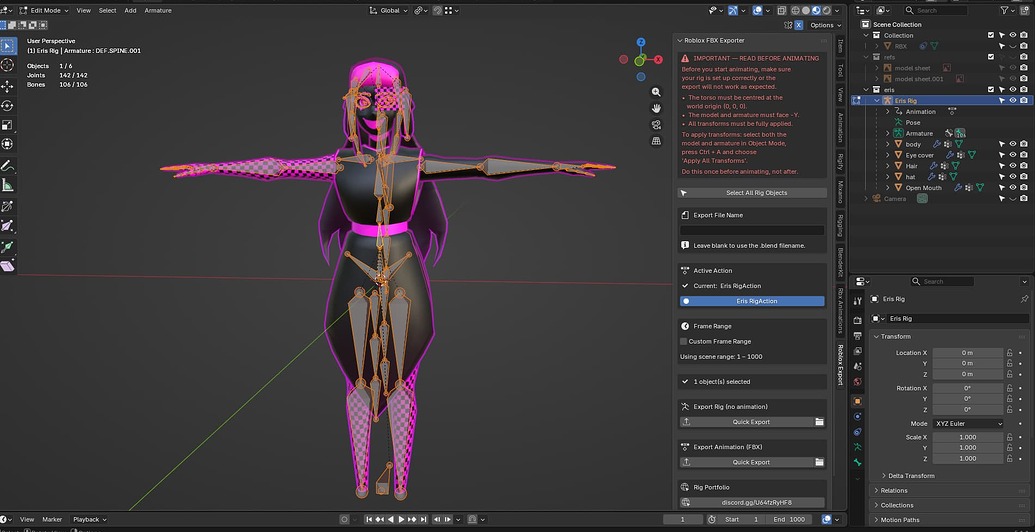 Custom Rig breaking when importing into studio - Art Design Support ...
