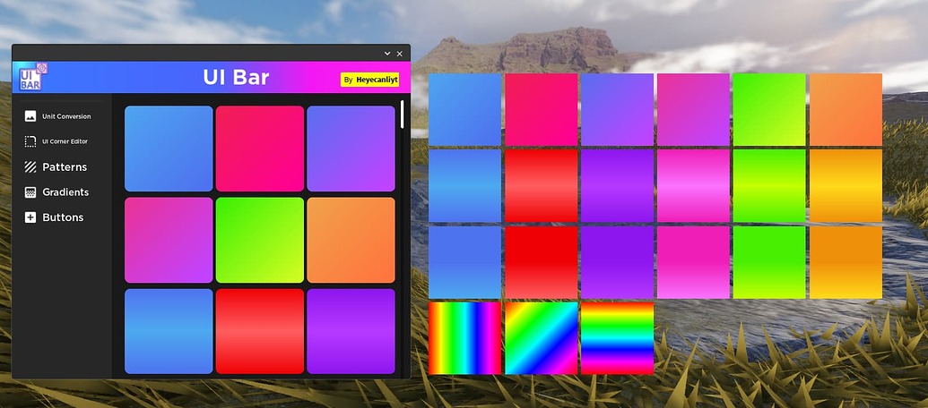 [Plugin] UI BAR - Community Resources - Developer Forum | Roblox