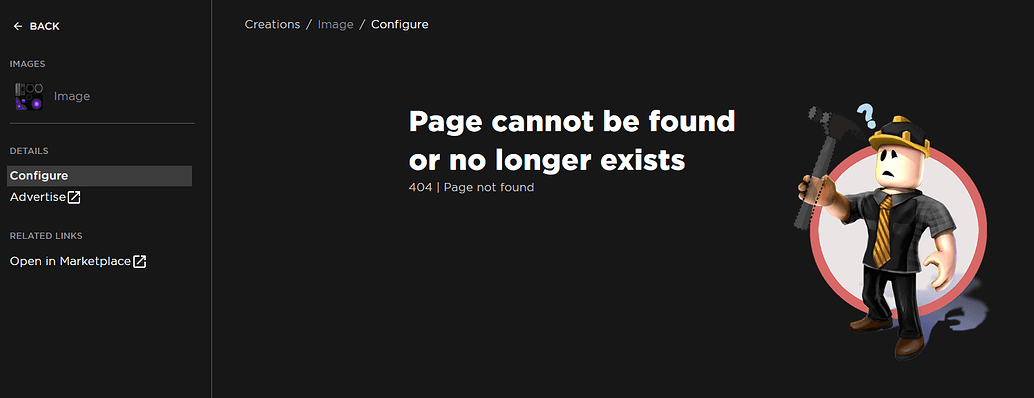 Cannot configure Image or Mesh assets - Website Bugs - Developer Forum ...