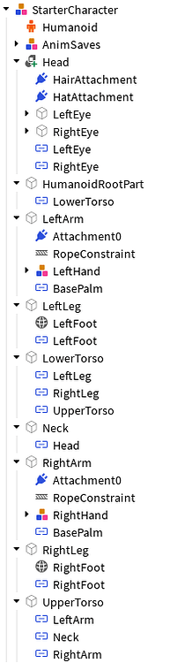 My Custom Rig Can't Move - Building Support - Developer Forum | Roblox