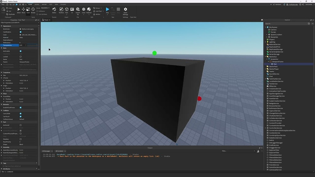 Bug with viewport and glass - Engine Bugs - Developer Forum | Roblox
