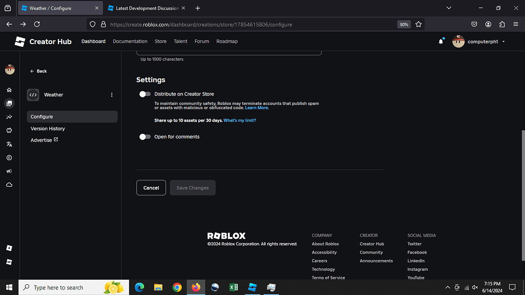 Recently uploaded asset not showing in toolbox - Platform Usage Support ...