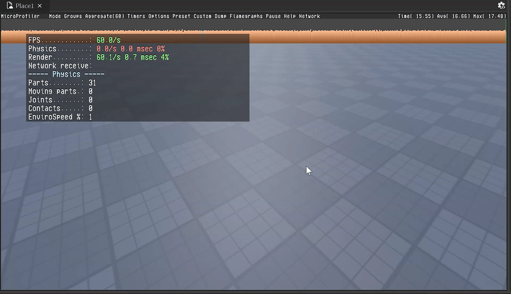 Intermittent frame rate drop in Roblox Studio - Platform Usage Support ...