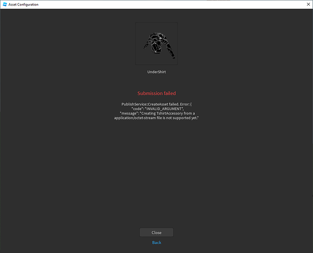 New UGC upload error bug and lagging uploads - Studio Bugs - Developer ...