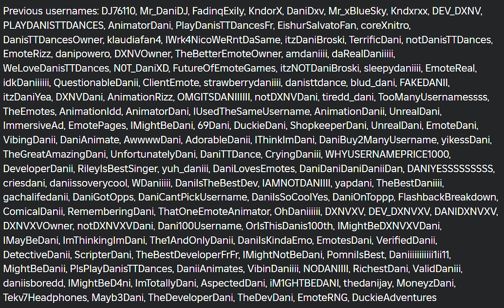 Hide Past Usernames On Profile - Page 3 - Website Features - Developer