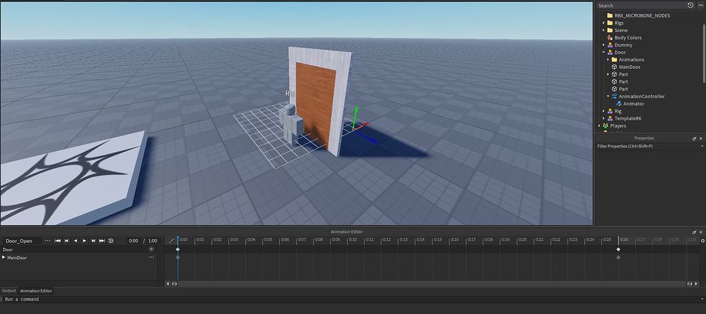 Animating A player Opening A door - Art Design Support - Developer ...