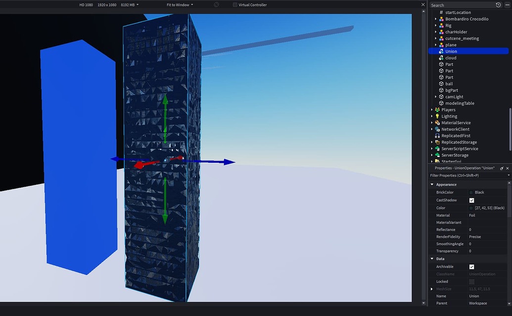 Union is glitching out my model - Studio Bugs - Developer Forum | Roblox