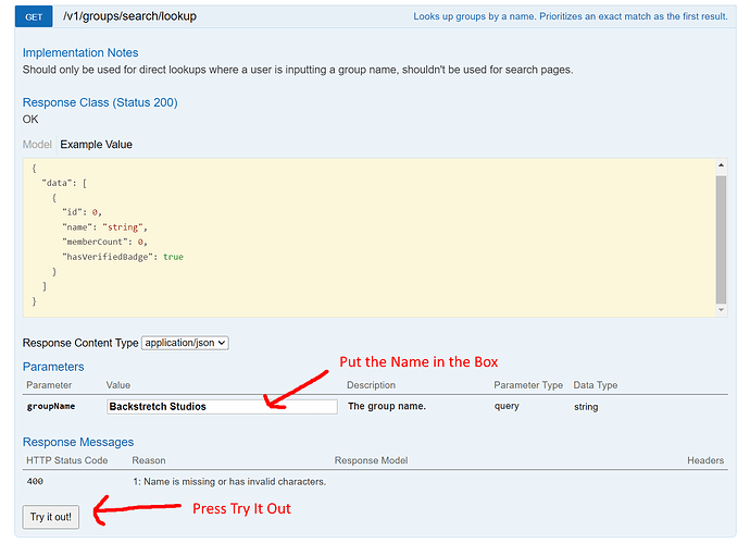 Get Group from Group Name - Scripting Support - Developer Forum | Roblox