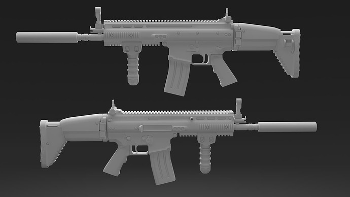 SCAR L Render