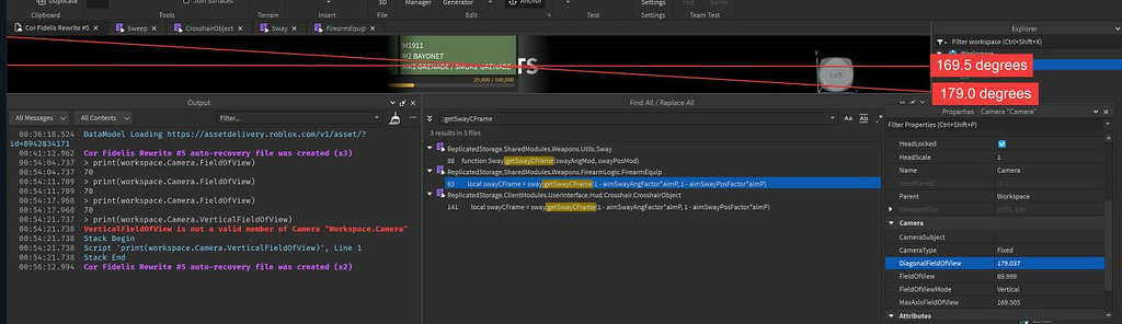 DiagonalFieldOfView is wrong - Engine Bugs - Developer Forum | Roblox