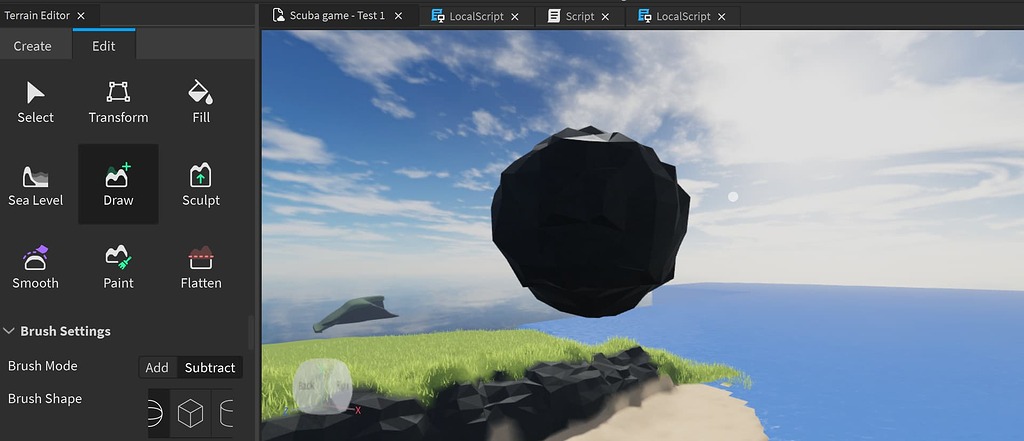 Terrain glitch? - Building Support - Developer Forum | Roblox