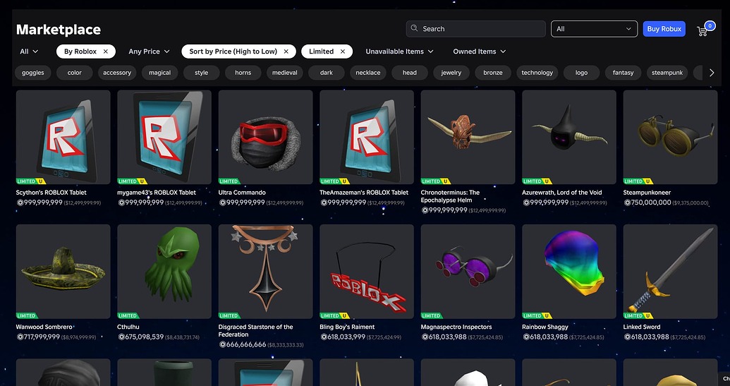 Roblox Created Limiteds Don T Show Up Correctly On The Catalog When 2 1035x547 