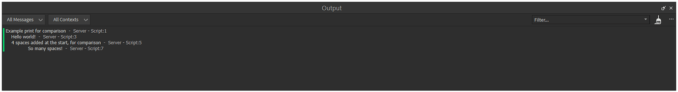Can't use \s in String - Scripting Support - Developer Forum | Roblox