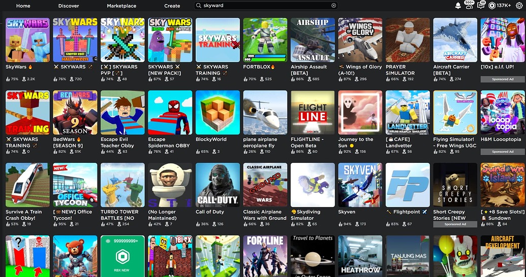 Game does not show up in searches for it, despite having 1k+ CCU