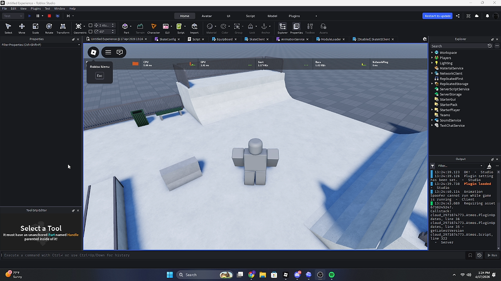 Skateboard ramp riding - Scripting Support - Developer Forum | Roblox