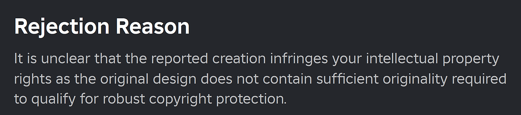 DMCA removal requests get rejected every time - Platform Usage Support ...